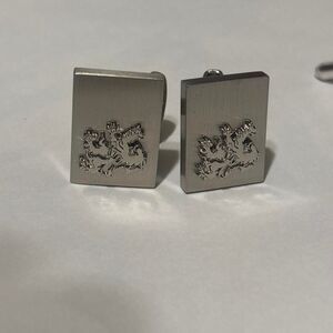 Ben-sherman Men's  silver-tone cufflinks